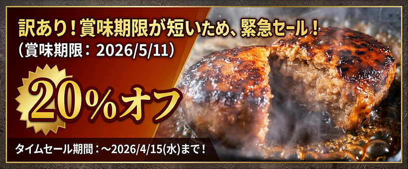 ハンバーグセール