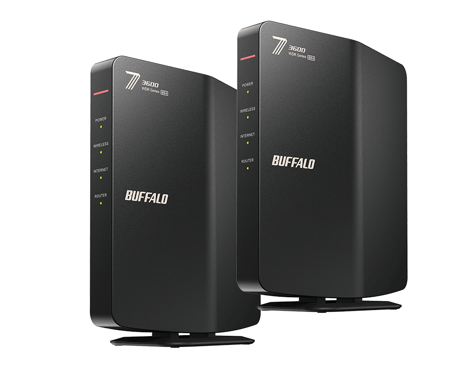 無線LANルーター2つの外観写真