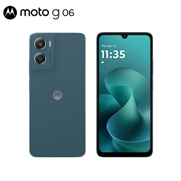 【Motorola】moto g06 タペストリーブルー