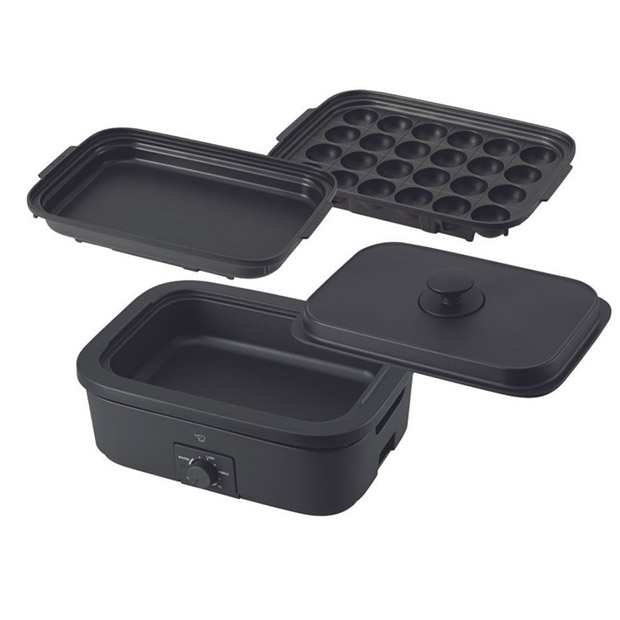 ＜春の家電フェア＞【象印】デイリーコンパクトプレート（EJ-DE30-BA）