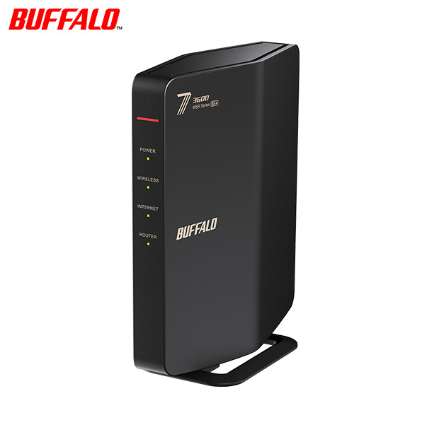 【BUFFALO】Wi-Fi 7(11be)対応デュアルバンドWi-Fiルーター 2882+688Mbps AirStation（WSR3600BE4-KH） 2台セット