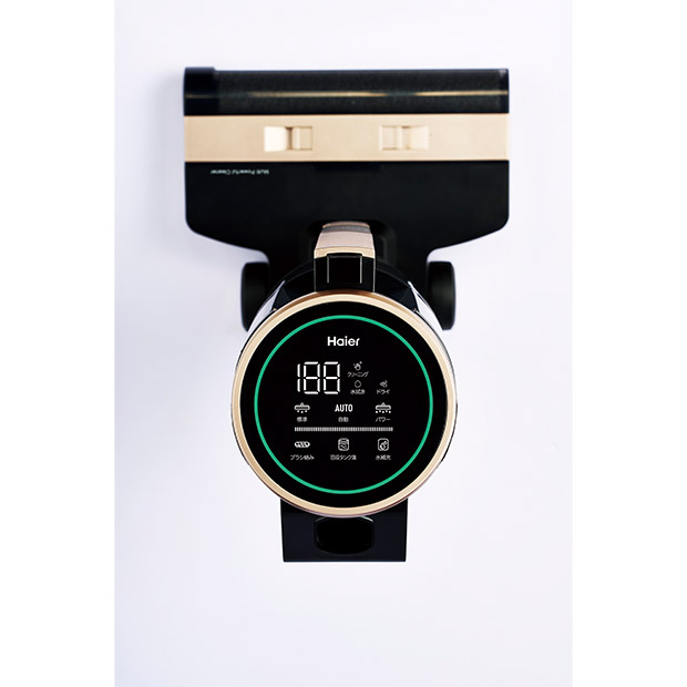 【早割】＜春の家電フェア＞【ハイアール】吸引式床拭き掃除機（JC-M1A-K）