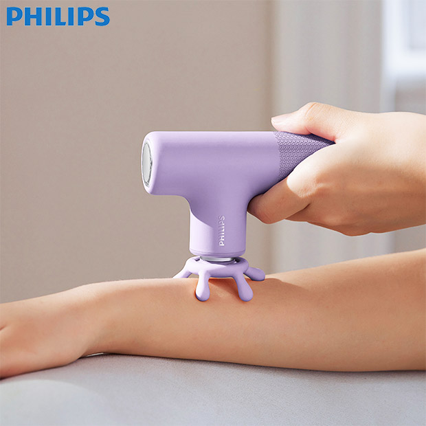 【PHILIPS】 ミニ筋膜リリースガン   パープル  (PPM7311PP)