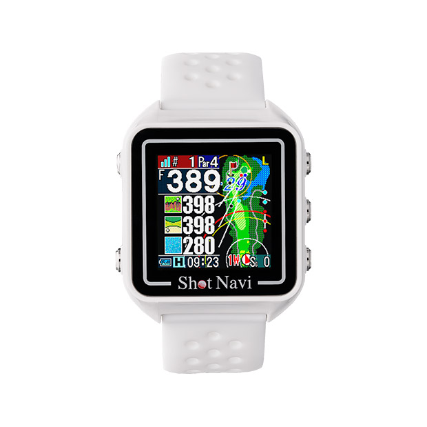 【テクタイト】GPSゴルフナビ ウォッチタイプ Shot Navi Beyond Lite Plus　ホワイト
