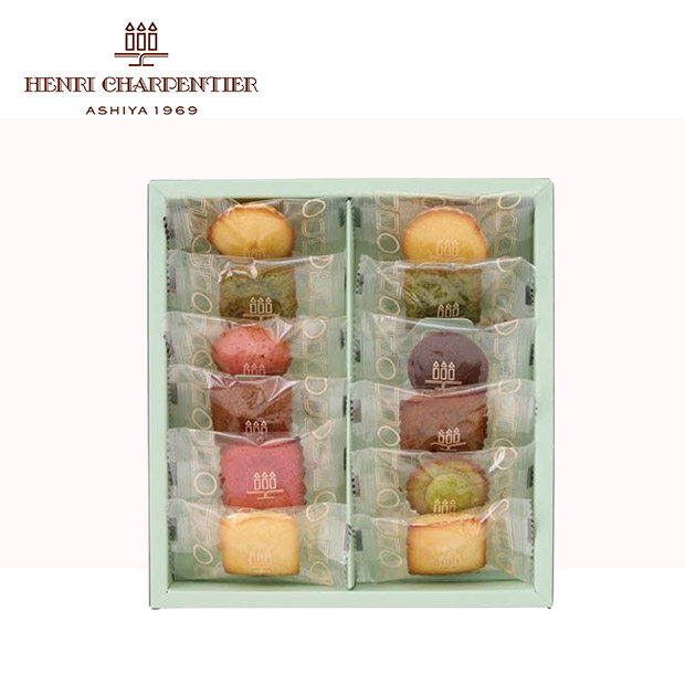 ＜母の日＞「GANON FLORIST」監修 プリザーブドフラワーBOOKと「アンリ・シャルパンティエ」プティ・ガトー・アソルティ（GP26-AS）