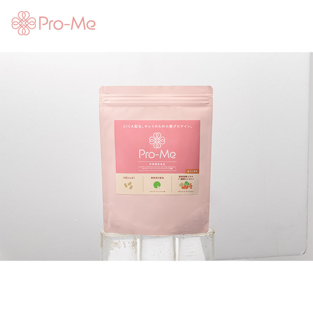 【QTnetオリジナル商品】Pro-Me 美容プロテイン（ほうじ茶）3袋