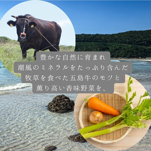 「アルベロ」監修 五島牛モツのトマト煮込缶詰   2個入りギフトセット