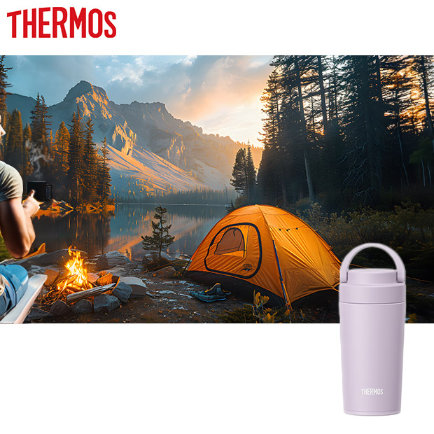 【サーモス】真空断熱ケータイタンブラー ライラック  0.42L（JOV-421/LIL）