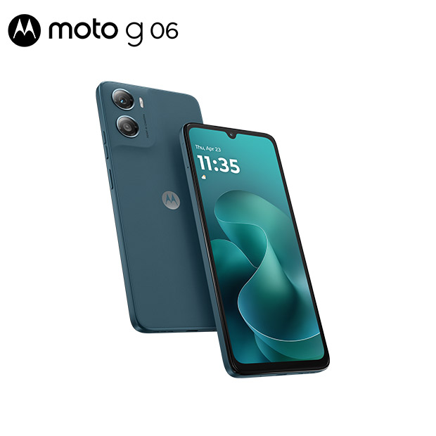 【Motorola】moto g06 タペストリーブルー