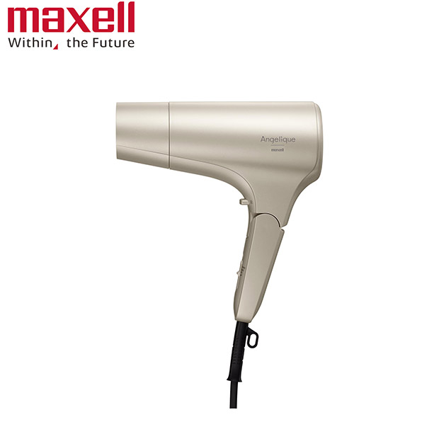 ＜春の家電フェア＞【マクセル】アンジェリーク  プラズマイオンヘアドライヤー ベージュ（MXDR-500A-BE）