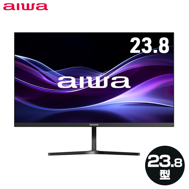 ＜ブラックフライデー＞【aiwa】23.8型 フルHD液晶ディスプレイ ブラック（JA3-DSP2402）