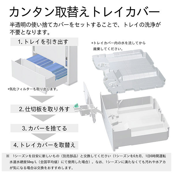【ダイニチ】ハイブリッド式加湿器 (HD-PC2400G-W)（洋室67畳/和室40畳まで）