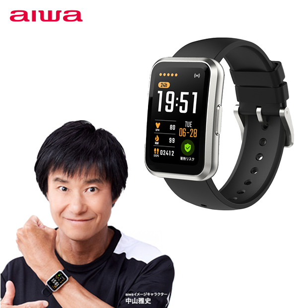 【aiwa】aiwaスマートバンド（JA3-SMB0001）