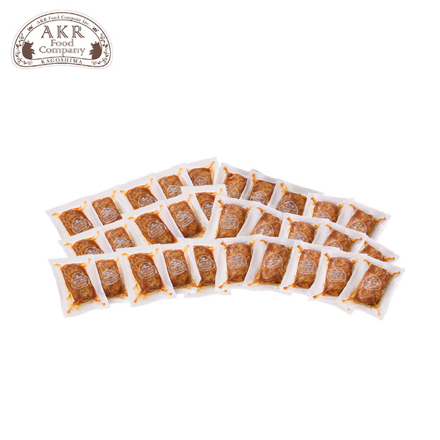 ＼1個あたり333円／【AKR Food Company】鹿児島県産 黒豚ハンバーグおろしソース 30個入り