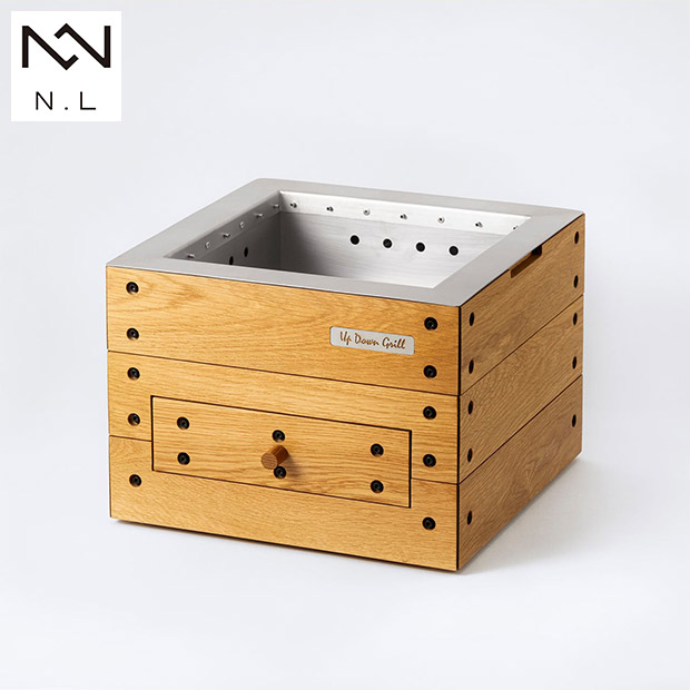 【乗富鉄工所】アップダウングリル ホワイトオーク