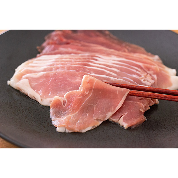 ＜初売りセール＞＜福袋＞【鹿児島ますや】鹿児島黒豚「短鼻豚」しゃぶしゃぶ（モモ）1.2Kg