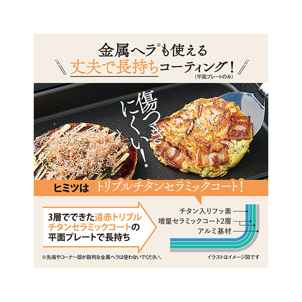 【象印】ホットプレート「やきやき」EA-KE20-BA
