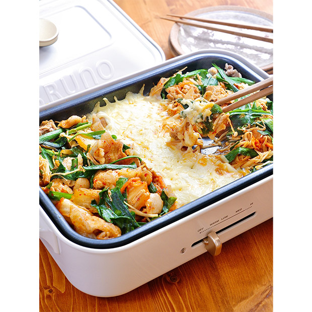 ＜春の家電フェア＞【BRUNO】コンパクトホットプレート　ホワイト(BOE026-WH)