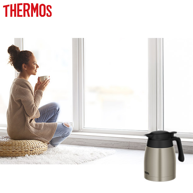 【サーモス】ステンレスポット ステンレス 1.0L（TTG-1000/S）