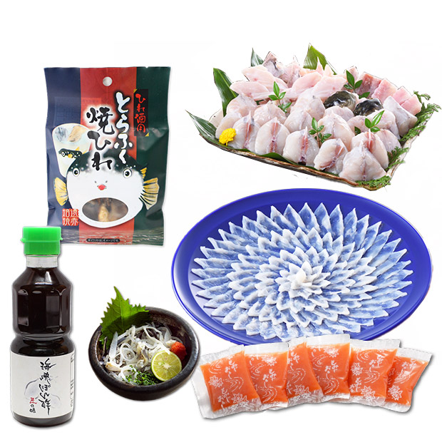 【やまぐち旬彩 海峡本舗】とらふぐ料理フルコース 34cm皿 5～6人前（FR-300I）