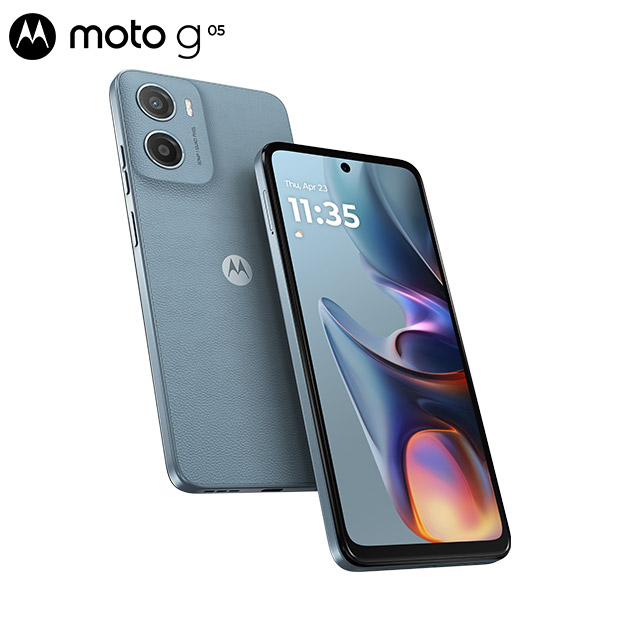 【Motorola】moto g05 ミスティブルー