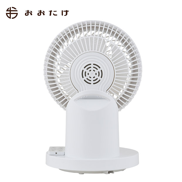 ＜12周年感謝祭＞【おおたけ】360゜フルリモコンDCサーキュレーター　ホワイト　(UF-DC155AFR-W)