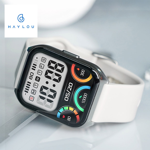 ≪10%OFF≫＜13周年感謝祭＞【Haylou】スマートウォッチ Watch 2 Pro シルバー（HL-W2PSVN）