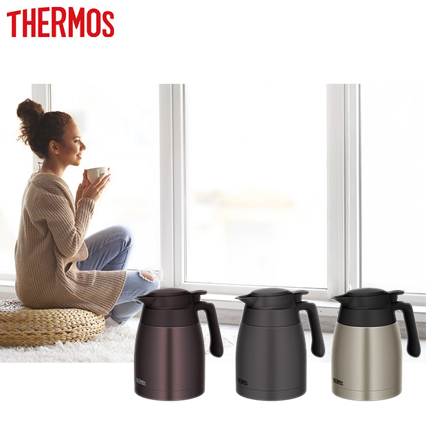 【サーモス】ステンレスポット 1.0L（TTG-1000）全3色