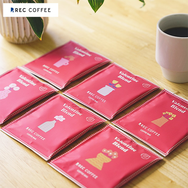 【REC COFFEE】バレンタインコーヒーバッグギフト(12個入)