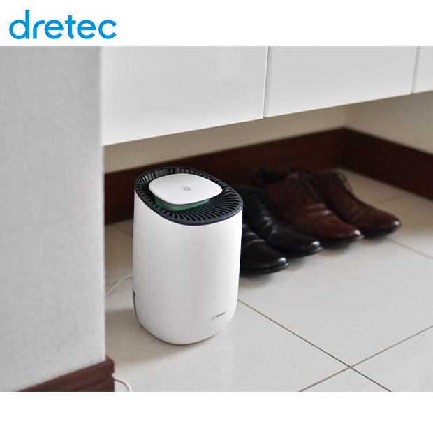 ≪22%OFF≫＜クリアランスセール＞【ドリテック】コンパクト除湿機 クアラ JY-100WT