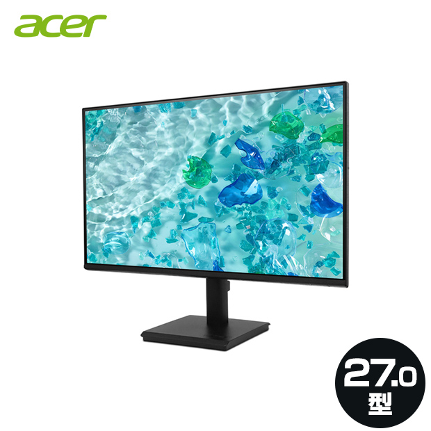 ＜デジタル応援フェア＞【Acer】液晶ディスプレイ 27.0型/1920&times;1080/ブラック（V277Gbmix）