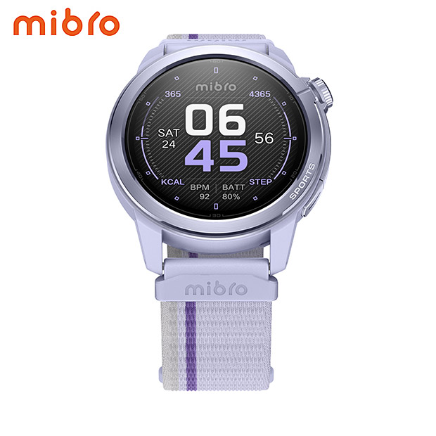 【Mibro】スマートウォッチ GS Active2　ライラック（SP380015-C237）