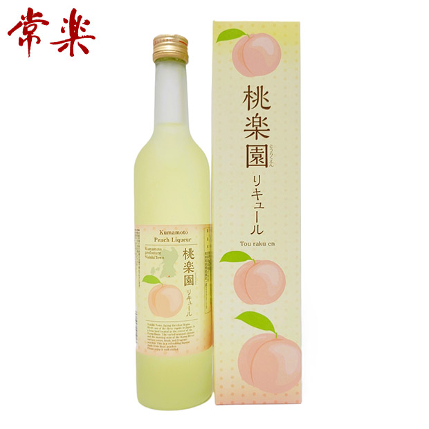 【常楽酒造】桃楽園  500mL  （化粧箱付）