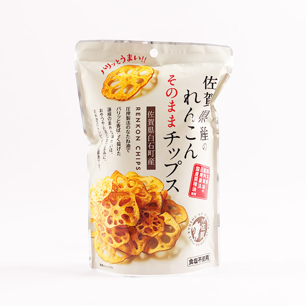 佐賀県産のれんこんそのままチップス(30g&times;4袋)