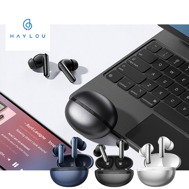 【Haylou】Flowbuds N50  ノイズキャンセリング完全ワイヤレスイヤホン 全3色（HL-HT02）