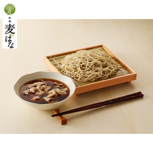 【粋麵麦のはな】麦のはなの黒豚×鹿児島県産 石臼挽きおろしそば  3食セット