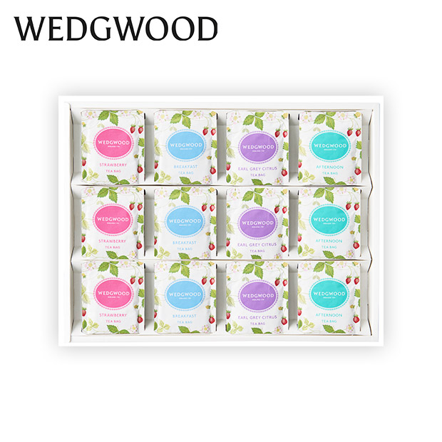 【ウェッジウッド】ワイルド ストロベリーティーバッグセット　24袋（WWO-03A）