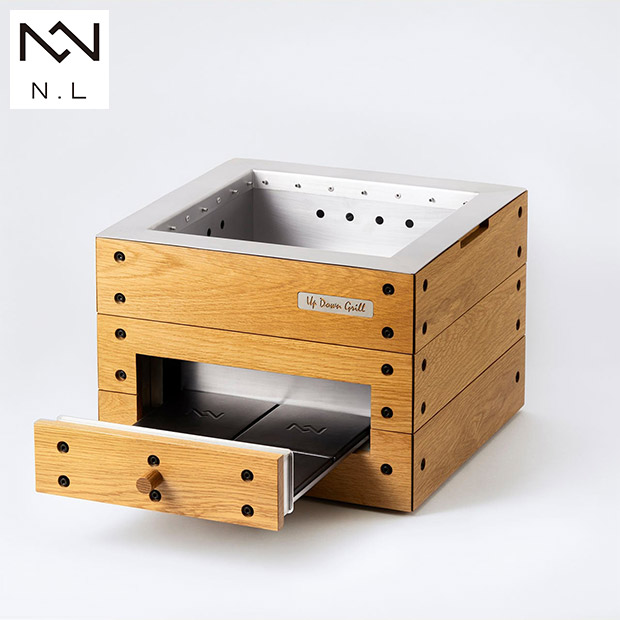 【乗富鉄工所】アップダウングリル ホワイトオーク