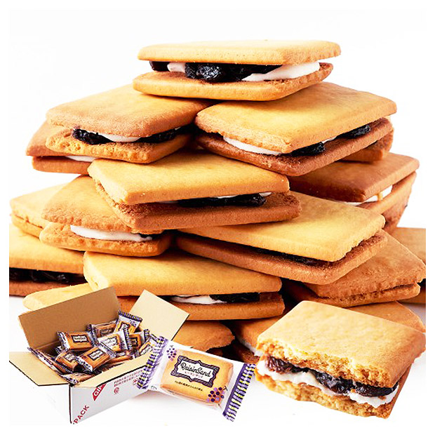 ＜クリアランスセール＞＜訳あり＞ラム酒の香りがふんわり　レーズンサンド24個（SM00011351）