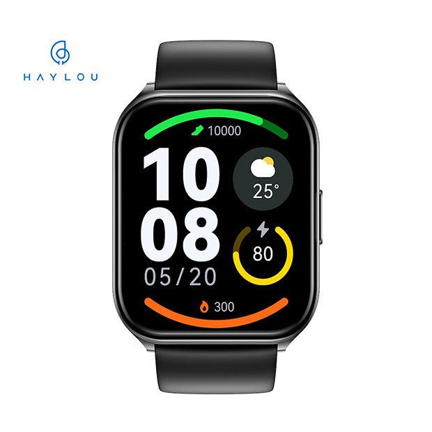 【Haylou】スマートウォッチ  Watch 2 Pro  ブラック（HL-W2PBKN）