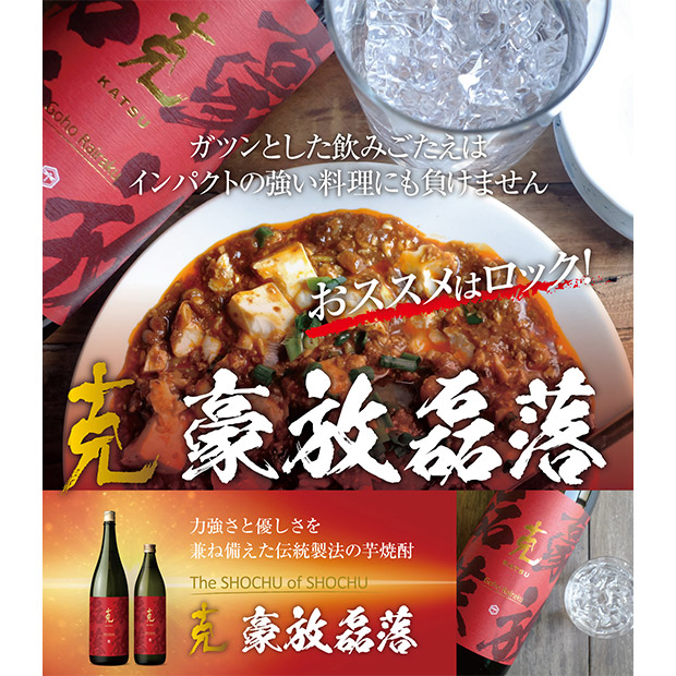 【東酒造】克 無手勝流・豪放磊落 900ｍL×2本