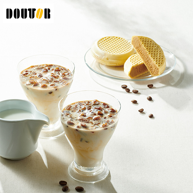 ＜夏ギフト＞【ドトールコーヒー】氷deアイスカフェ・オ・レ&コーヒーアイスモナカセット（DTKM-1）
