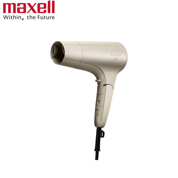 ＜春の家電フェア＞【マクセル】アンジェリーク  プラズマイオンヘアドライヤー ベージュ（MXDR-500A-BE）