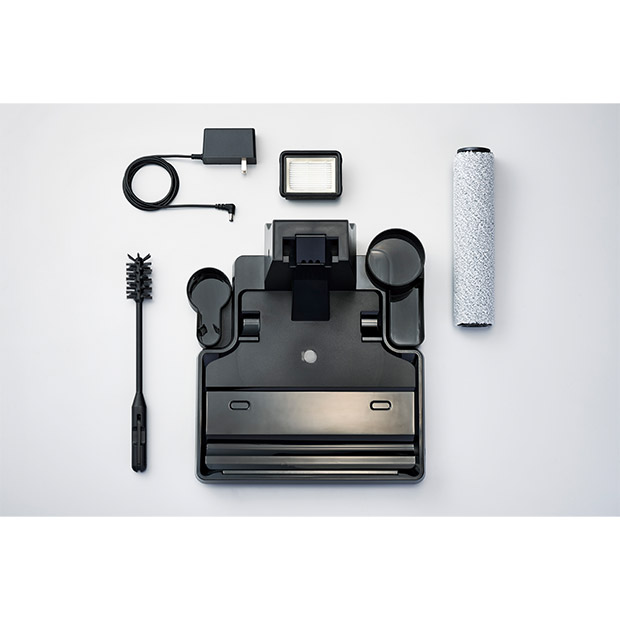 【早割】＜春の家電フェア＞【ハイアール】吸引式床拭き掃除機（JC-M1A-K）