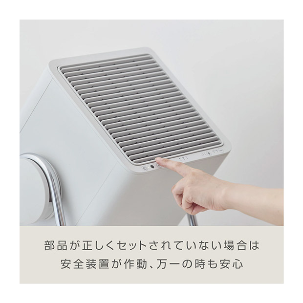 ＜大決算還元セール＞【RHYTHM】空気清浄機 Silky Wind Clean ライトグレー（9YYA63RH08）