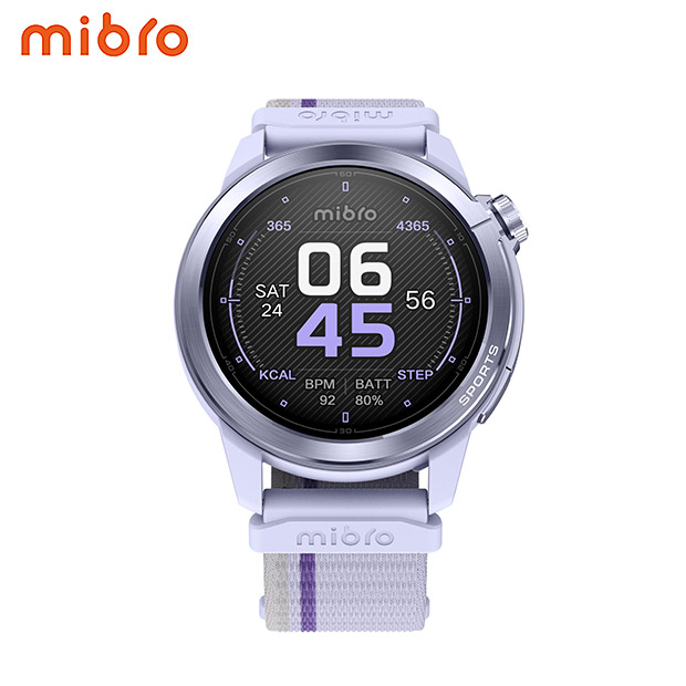 【Mibro】スマートウォッチ GS Active2　ライラック（SP380015-C237）