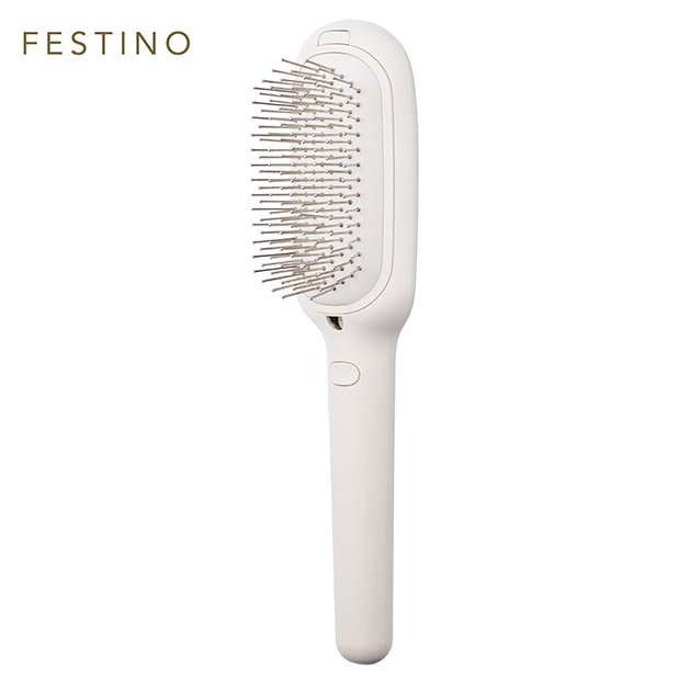 【FESTINO】サロンケアスカルプイオンブラシ　ホワイト (SMHB-051-WH)