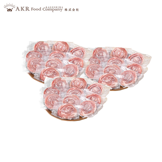 ＼1個あたり183円／【AKR Food Company】黒豚ロールステーキ　50g&times;30個セット