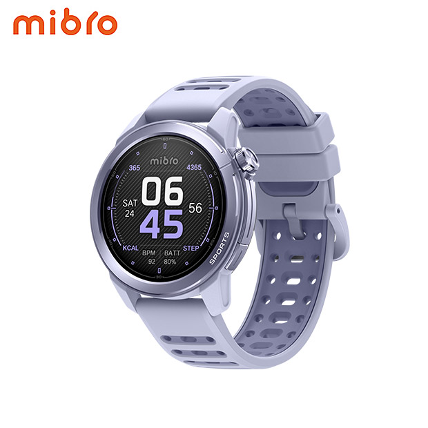 【Mibro】スマートウォッチ GS Active2　ライラック（SP380015-C237）