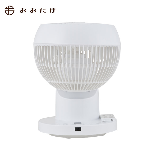 ＜12周年感謝祭＞【おおたけ】360゜フルリモコンDCサーキュレーター　ホワイト　(UF-DC155AFR-W)